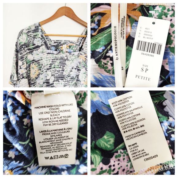 Anthropologie Deedee Dolman-Sleeved Top - Picture 6 of 6